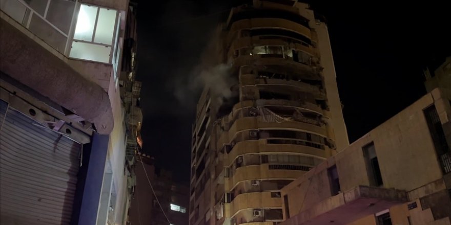 İşgalci İsrail’in Beyrut'a düzenlediği hava saldırılarında 6 kişi hayatını kaybetti
