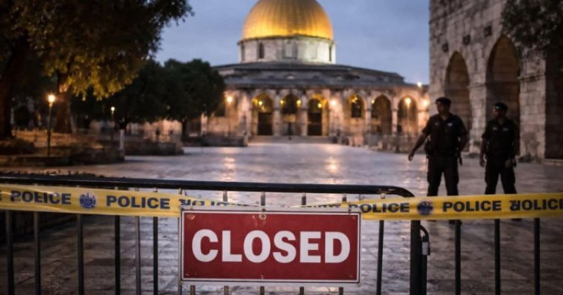 İşgalci İsrail, Mescid-i Aksa'yı kapatma kararını bayram sonuna kadar uzattı