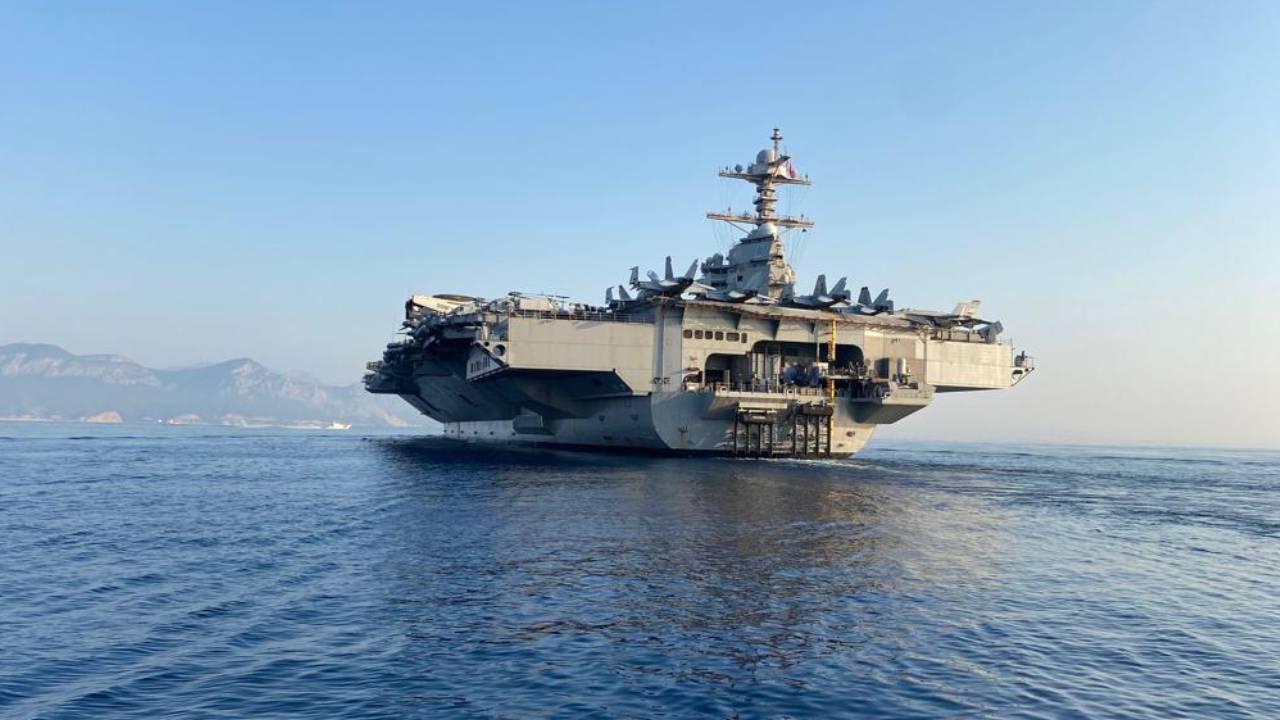 ABD, USS Gerald R. Ford'un Yunanistan'da onarım gördüğünü açıkladı