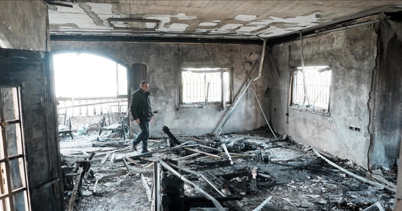 Evleri kundaklanan Filistinliler yaşadıkları korku dolu anları anlattı