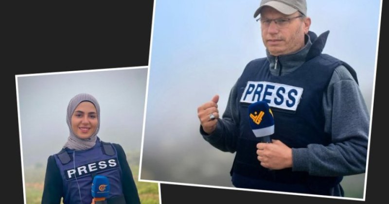 Soykırımcı İsrail Lübnan'da basın aracına suikast düzenledi