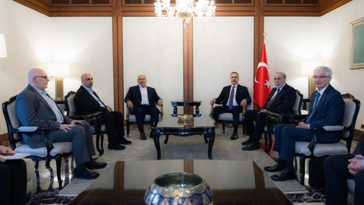 Hakan Fidan, Hamas heyeti ile görüştü