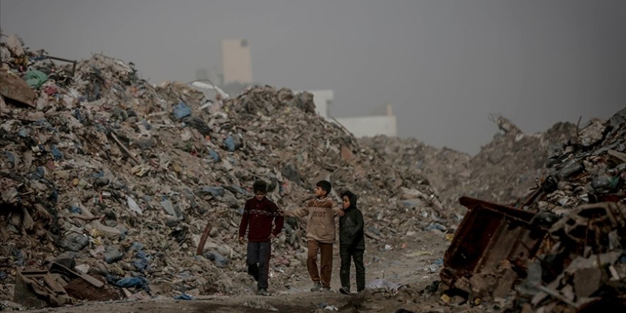 Filistin Sağlık Bakanlığından Gazze'de "salgın hastalık" uyarısı