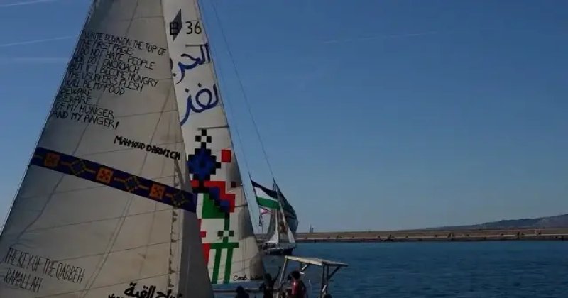 Küresel Sumud Filosu misyonuna katılacak 20 tekne Marsilya'dan yola çıktı