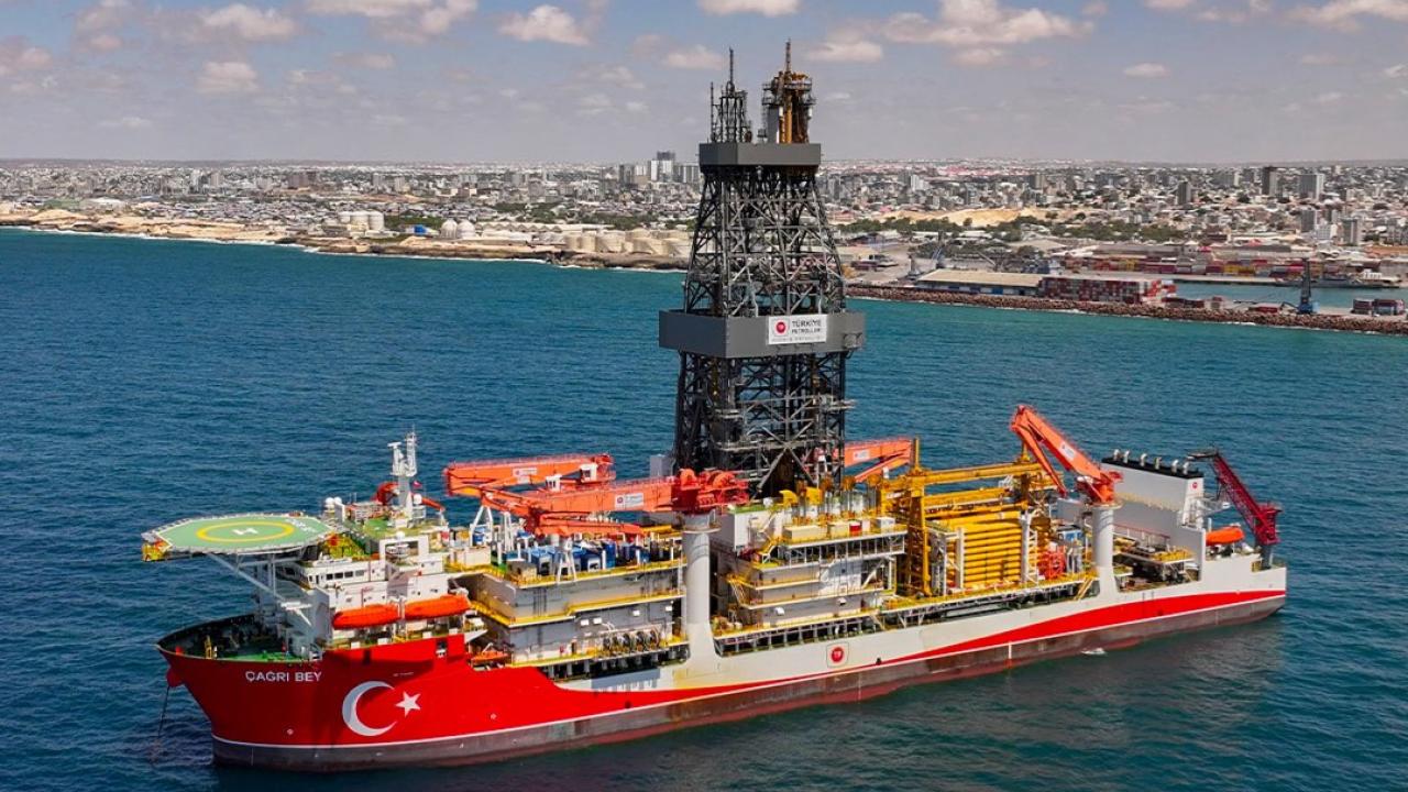 Çağrı Bey sondaj gemisi Somali'ye ulaştı