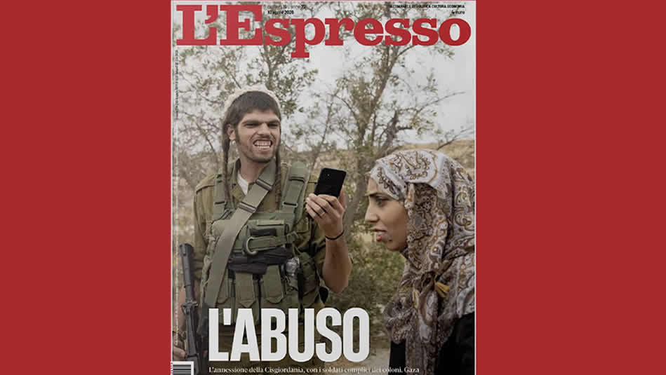 L’Espresso dergisi siyonist mahlukların zulümlerini bu kapakla ifşa etti