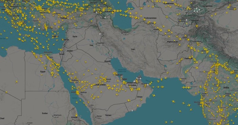 İran hava sahasını kısmen uluslararası uçuşlara açtı