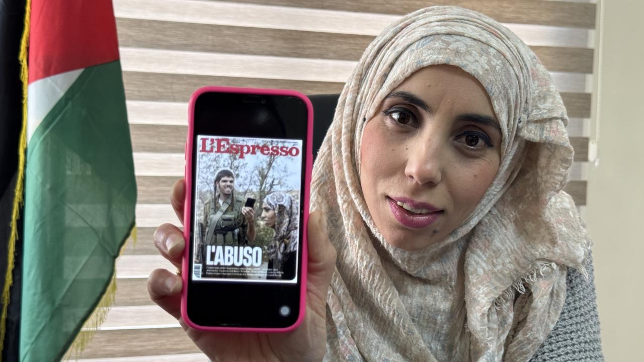 L’Espresso’nun kapağındaki Filistinli avukat: Bu görüntü, sistematik bir politikanın parçası