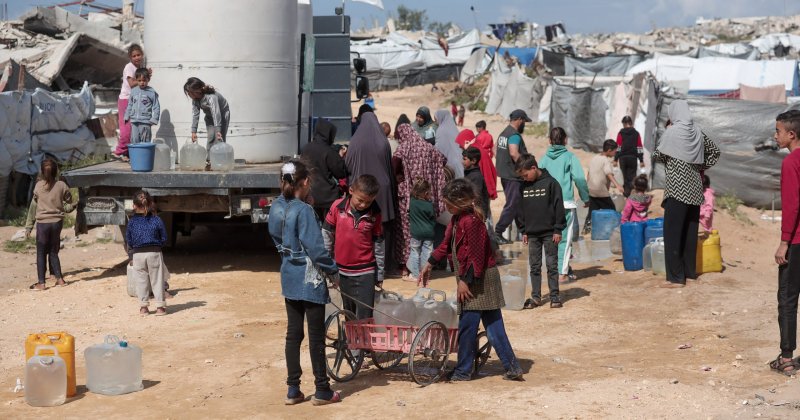 İşgal rejiminin ablukası yüzünden Gazze’de su krizi gittikçe büyüyor