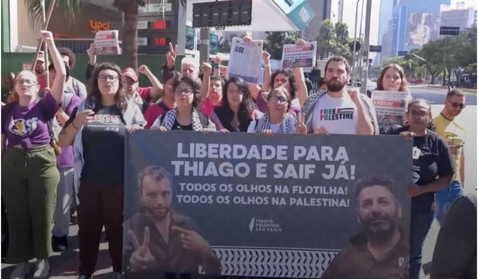 Katil İsrail’in Thiago Ávila’yı gözaltına alması üzerine Latin Amerika’da öfke artıyor