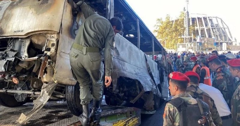 Suriye’nin başkenti Şam’da patlama meydana geldi