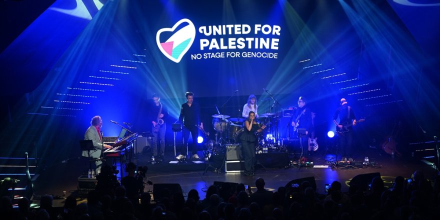 Brüksel'de İsrail'in katılımına tepki için Eurovision'a alternatif konser düzenlendi