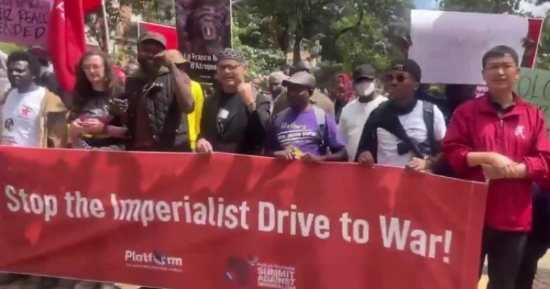 Kenya’da halk Fransa karşıtı eylem yaptı