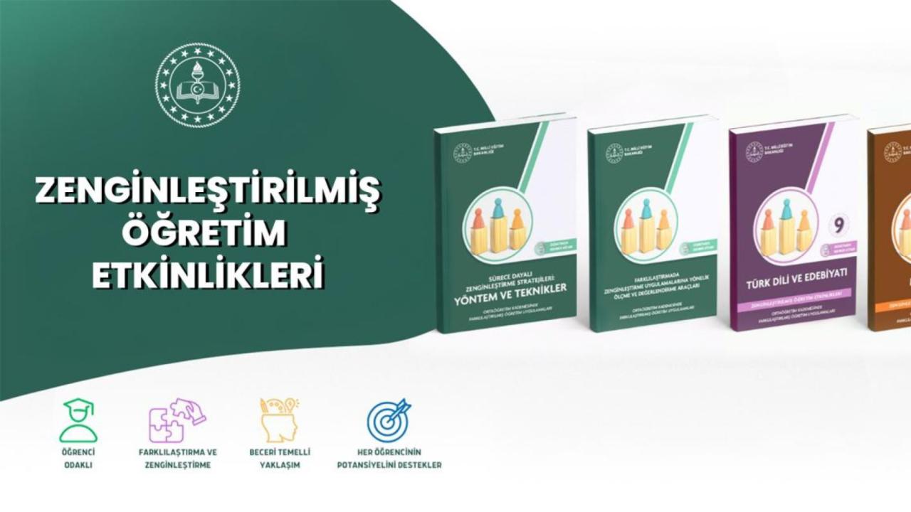 MEB'in "Zenginleştirilmiş Öğretim Etkinlikleri Kitapları" yayımlandı