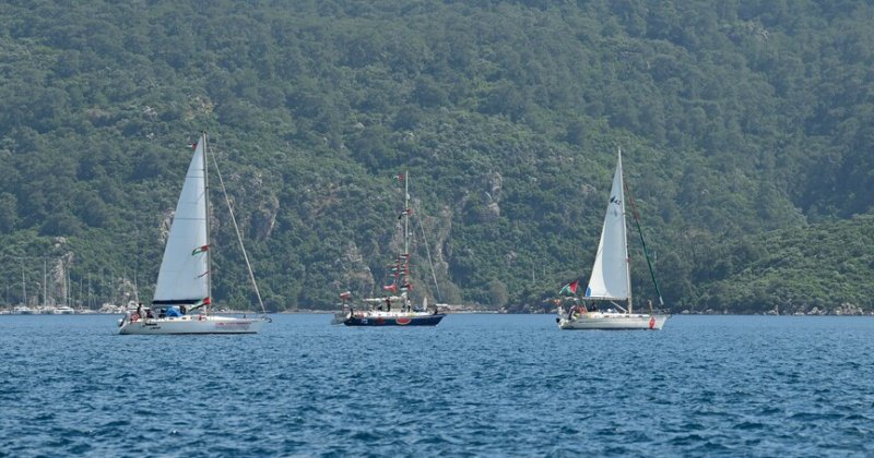 Küresel Sumud Filosu, Antalya açıklarında ilerliyor