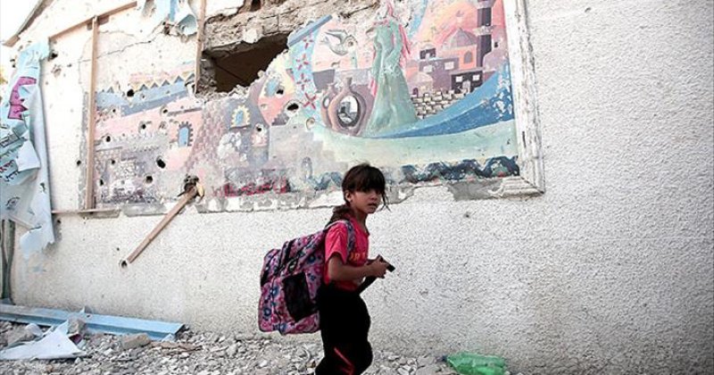 Kardeşimin Gazze’deki sınıfı aynı zamanda bir sığınak görevi görüyor