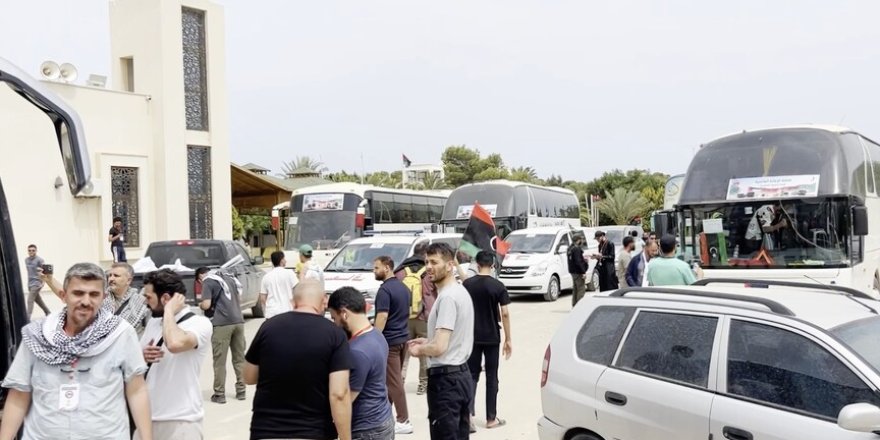 Karadan giden Sumud Filosu Sirte’de Hafter engeline takıldı