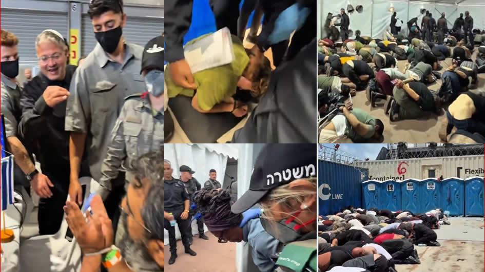 Katil İsrail’den Sumud Filosu aktivisitlerine işkence