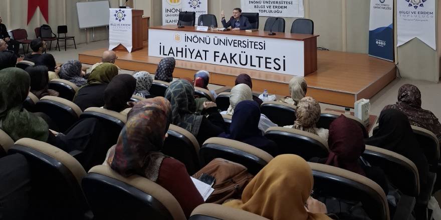 İnönü Üniversitesi’nde “Bilgi ve Değer” konferansı düzenlendi