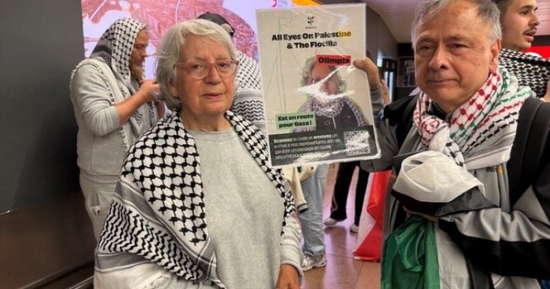 Belçikalı 77 yaşındaki Sumud aktivisti: Bu yaşıma kadar böyle zulmün var olabileceğini hayal etmedim