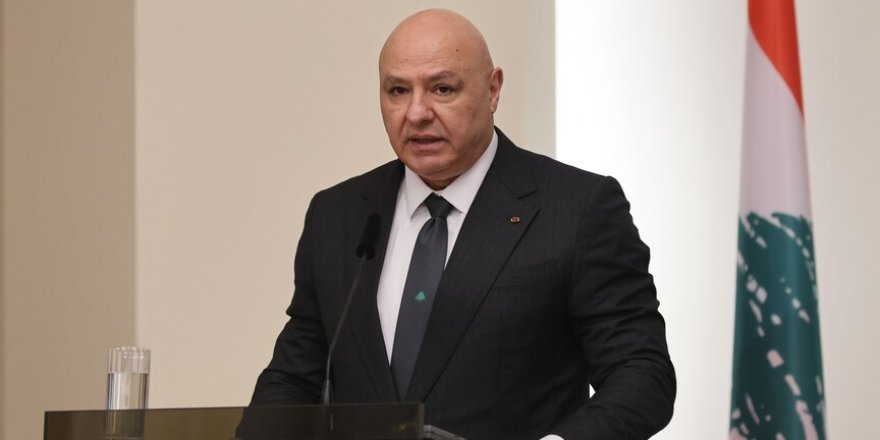 Lübnan Cumhurbaşkanı Avn: İsrail'in topraklarımızdan tamamen çekilmesi talebinden vazgeçmeyeceğiz