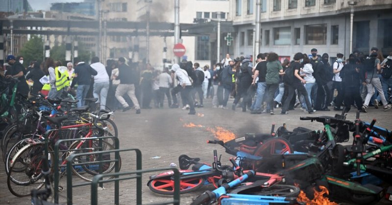 Belçika'da protestolar sonrası hükümetten göstericilere sert açıklamalar geldi