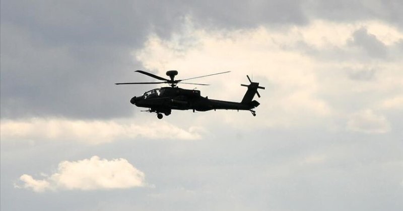ABD ordusuna ait Apache tipi helikopter Hürmüz Boğazı yakınlarında düştü