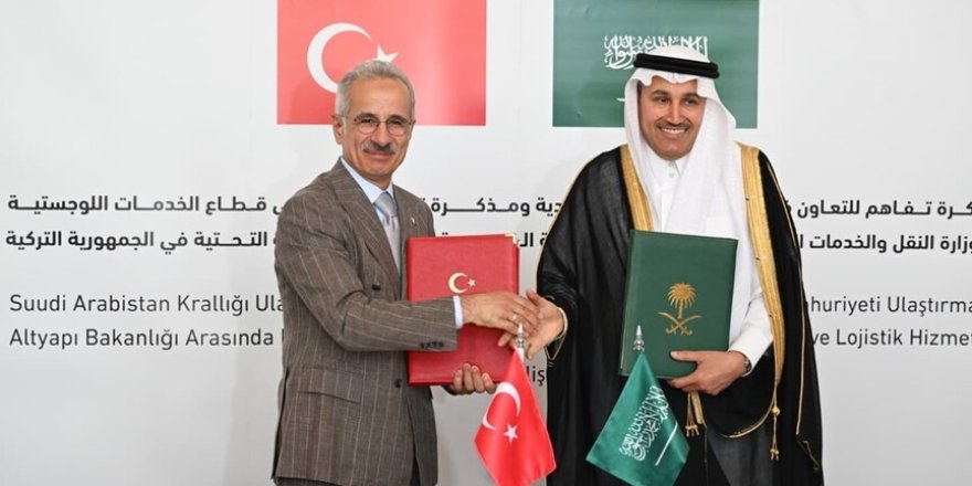 Türkiye ile Suudi Arabistan, lojistik ve demir yolu alanları