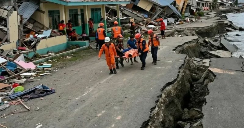 Filipinler'de meydana gelen 7,8 büyüklüğündeki depremde ölü sayısı 61'e yükseldi