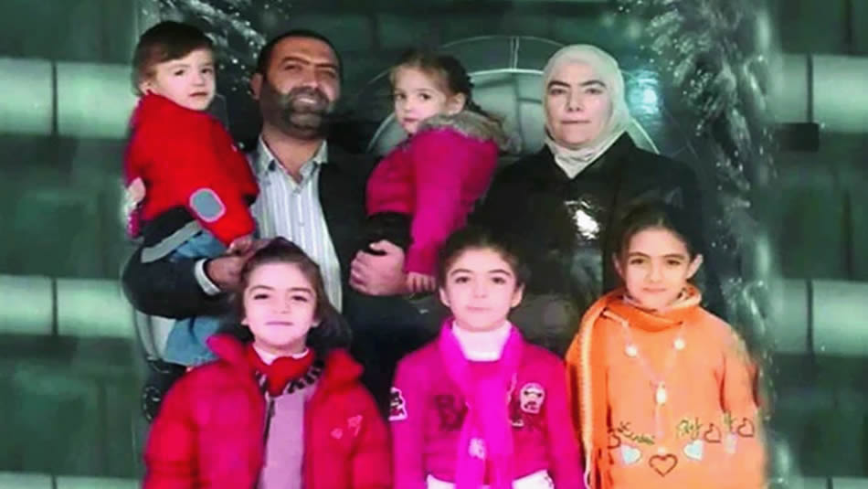 Dr. Rania ve 6 çocuğu için Emevi Camii’nde taziye
