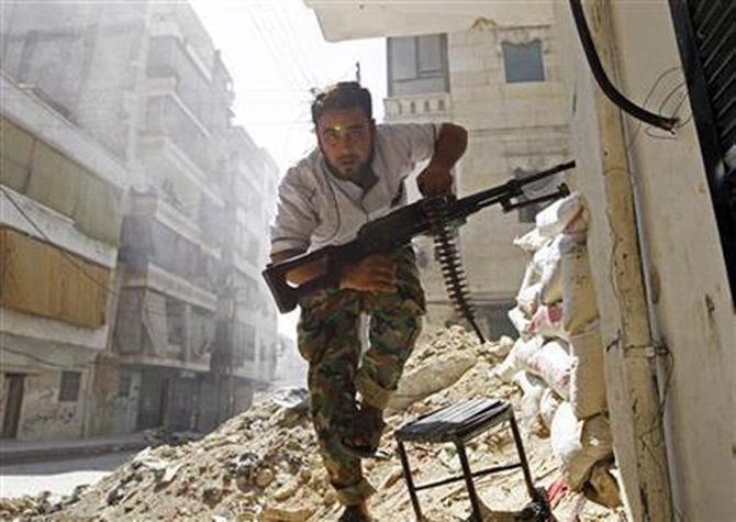 Halep'ten Çatışma Görüntüleri
