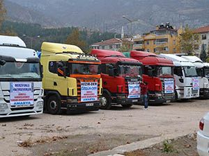 Amasya'dan Suriye'ye Tonlarca Yardım