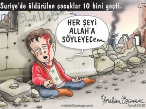 Suriye'de Öldürülen Çocuk sayısı 10 Bini Geçti