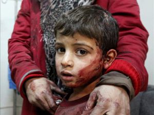 Rus Jetleri Şam'da Yerleşim Yerini Bombaladı