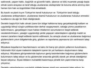 1100 Akademisyenden PKK'ye Destek Bildirisi