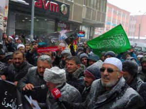 Katil İran Erzurum'da Protesto Edildi