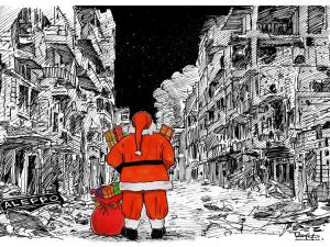 Batı'nın Noel Babası Halep'te