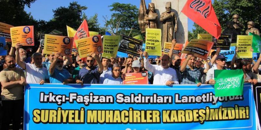 Muhacirlere Yönelik Irkçı Saldırılar Protesto Edildi
