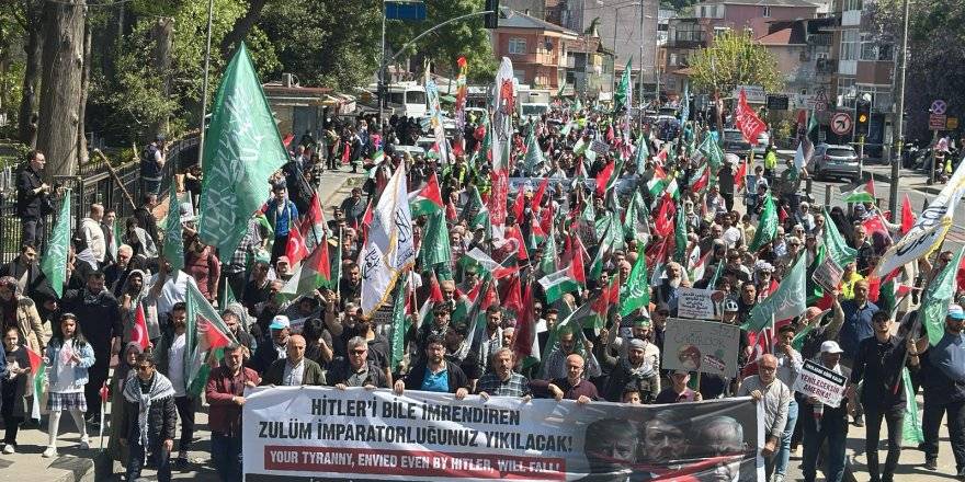 Binler, işgalin hamisi ABD konsolosluğuna yürüdü: Katil ABD Ortadoğudan