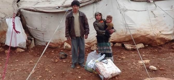 İMKANDER'den Varil Bombalarıyla Vurulan Bab'a Yardım