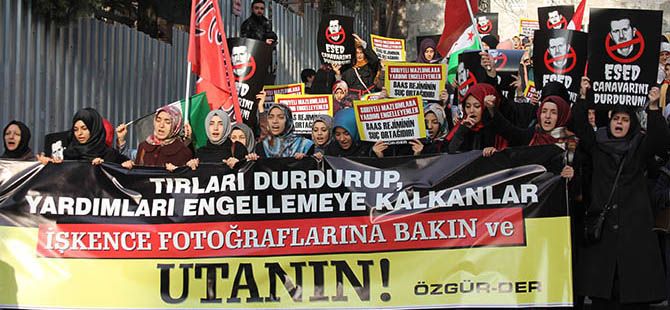 İşkenceci Baas Cuntası Fatih‘te Protesto Edildi