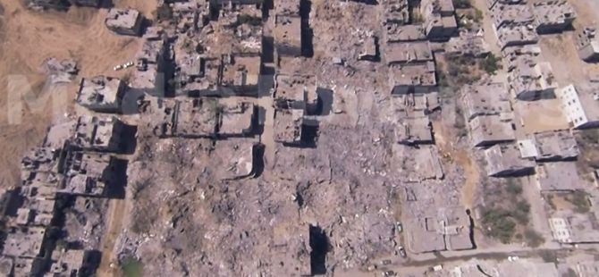 Siyonist İsrail'in Saldırılarından Sonra Gazze'den Geriye Kalan