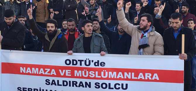 Erzurum’da Solcu Çeteler Protesto Edildi