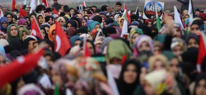 “Halep’e Yol Açın” Konvoyu Sınıra Dayandı