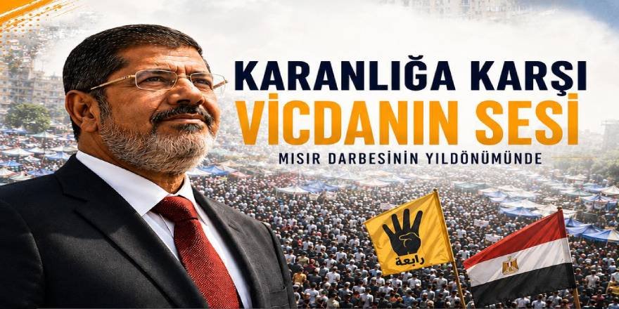 Mısır darbesinin yıldönümünde anlamlı etkinlik: "Karanlığa karşı vicdanın sesi"