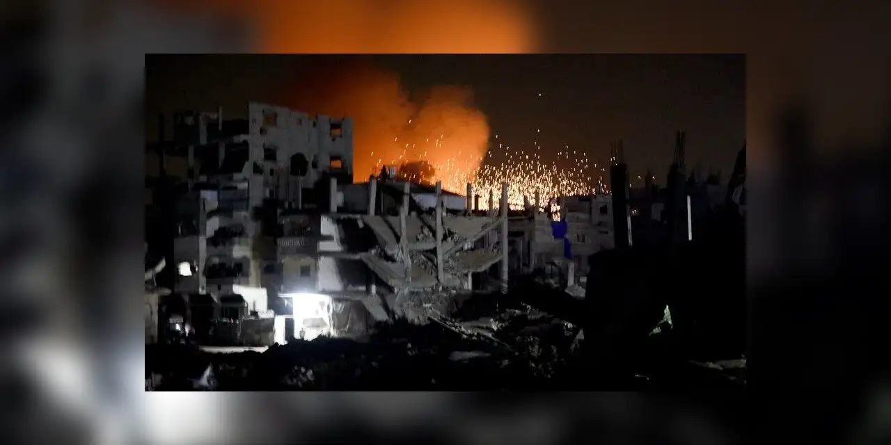 Soykırımcı İsrail'in Gazzeye yönelik saldırılarında 4 Filistinli yaralandı