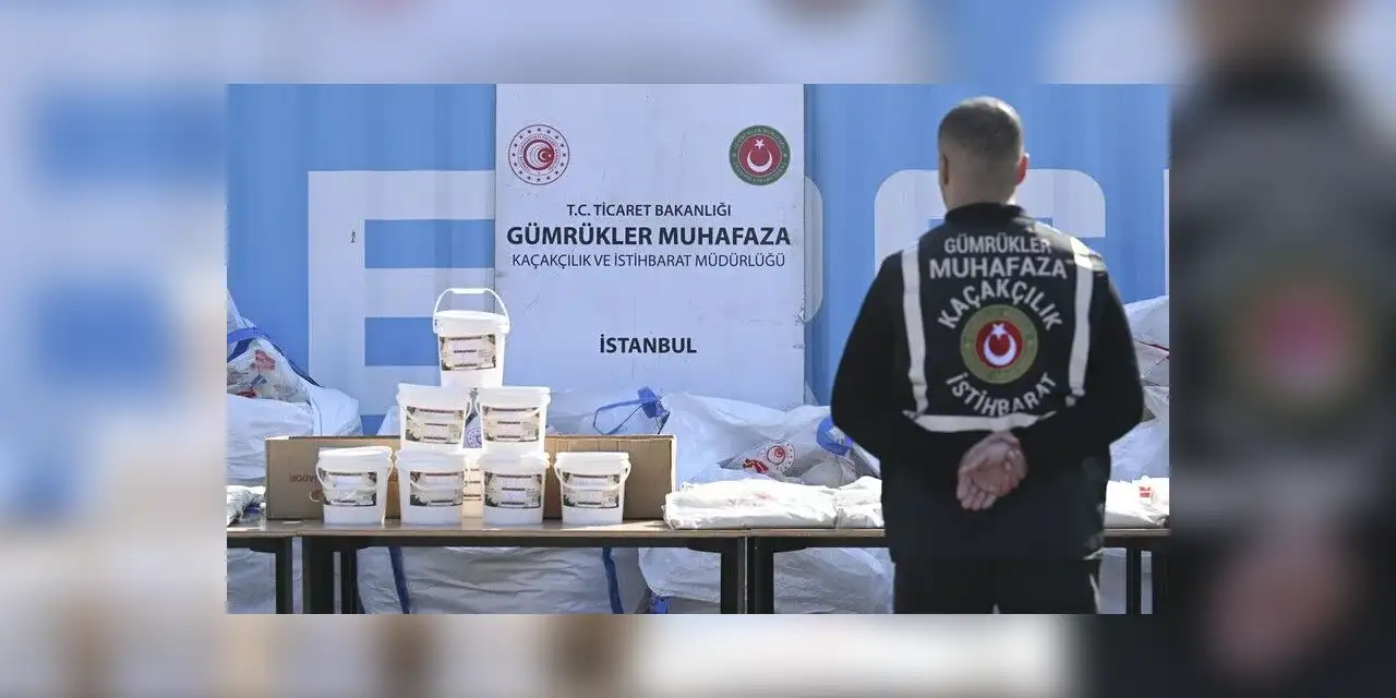 İstanbul'daki Ambarlı Limanı'nda yaklaşık 3 ton uyuşturucu ele geçirildi