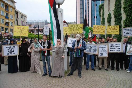 Kocaeli'de İsrail Protesto Edildi