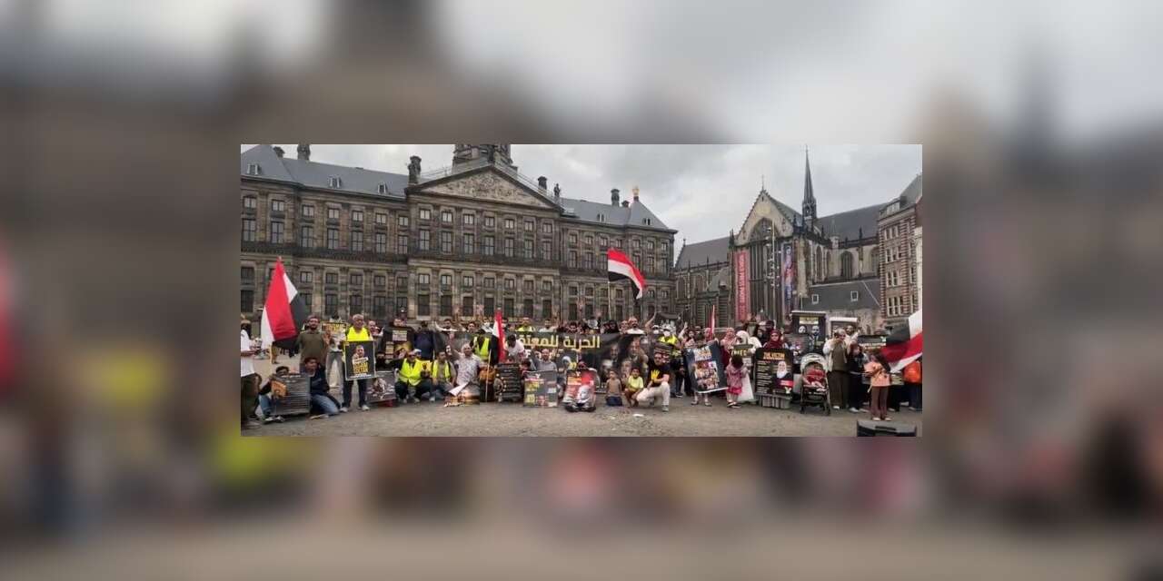 Hollanda’daki Mısırlılar, Lahey ve Amsterdam’da Rabia katliamının 13. yıl dönümünü andı