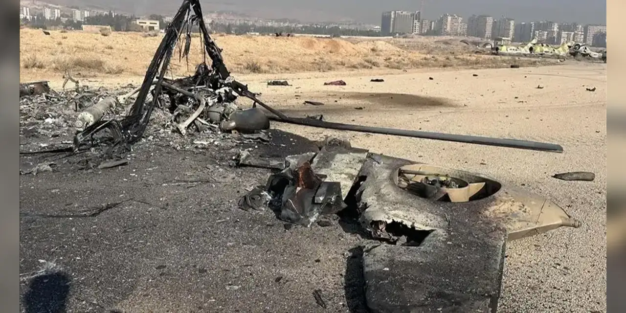 Soykırımcı İsrail İdlib’teki Ebu Zuhur askeri havaalanına saldırdı